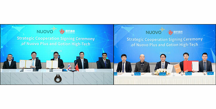 Nuovo Plus and Gotion Hi-tech form “NV Gotion” to build a battery plant with 2 GWh capacity, aiding Thailand to be a leader of battery cell businesses in the ASEAN market.
