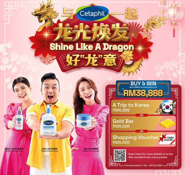 Embrace Your Festive Glow and Shine Like a Dragon with Cetaphil This Chinese New Year