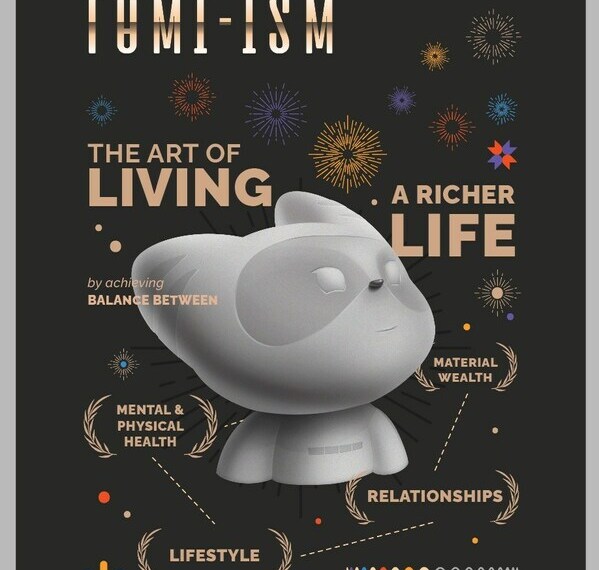 Tomi-ism is a philosophy describing the art of living a richer life by achieving balance between four aspects: material wealth, mental & physical health, relationships, and lifestyle. Photo: Source: Timo Digital Bank