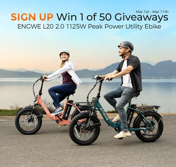 ENGWE L20 2.0 e-bike release and promotion