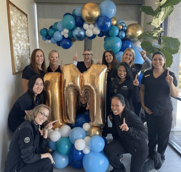 Dr. Melanie and her amazing staff celebrating their submission of the 1 Millionth case for ulab.