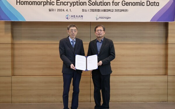 CryptoLab, a pioneer of fully homomorphic encryption (FHE) technology has announced the signing of a three-year supply contract with Macrogen, Korea