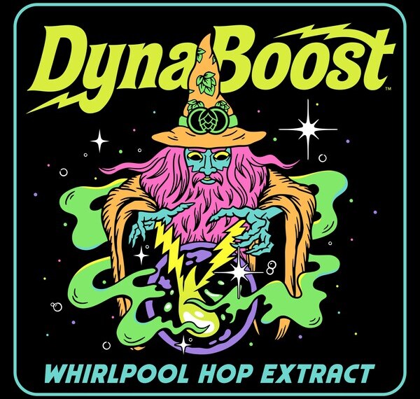 Yakima Chief Hops (YCH), a grower-owned global hop supplier, is proud to present DynaBoost™! Formerly known as YCH 702, DynaBoost™ sets itself apart as an exceptionally flowable variety-specific hop extract. Designed for whirlpool use, DynaBoost™ was created using a proprietary process, capturing true-to-type hop aroma attributes and delivering them to your beer in an easy-to-pour bottle.