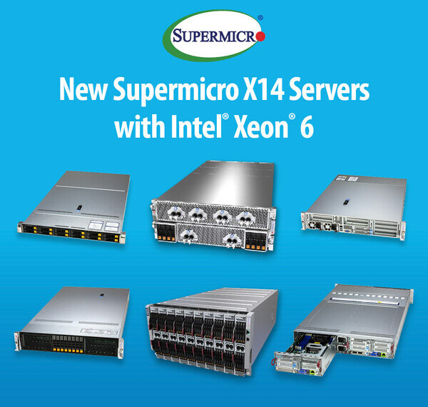 New Supermicro X14 Servers with Intel Xeon 6