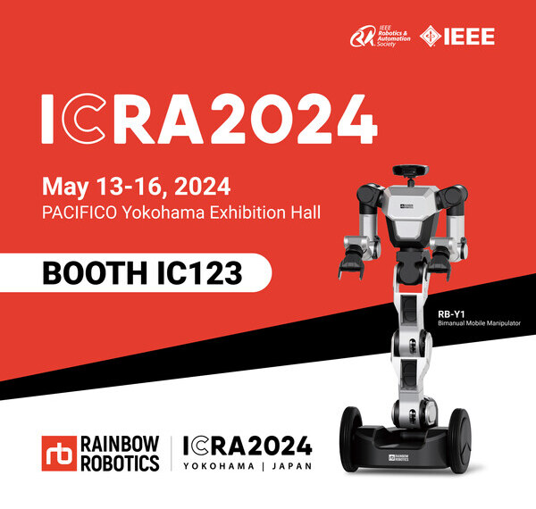 Rainbow Robotics participates in ICRA 2024