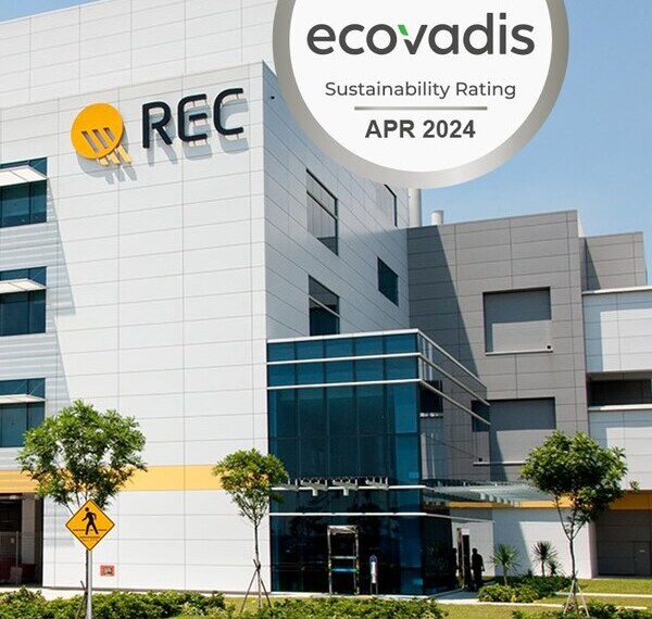 REC Group receives EcoVadis Silver Medal for its advanced ESG efforts