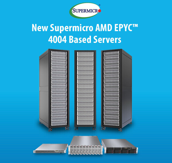 Supermicro Introduces High-Density, Efficient, and Cost Optimized Solutions Powered by the AMD EPYC™ 4004 Series Processors