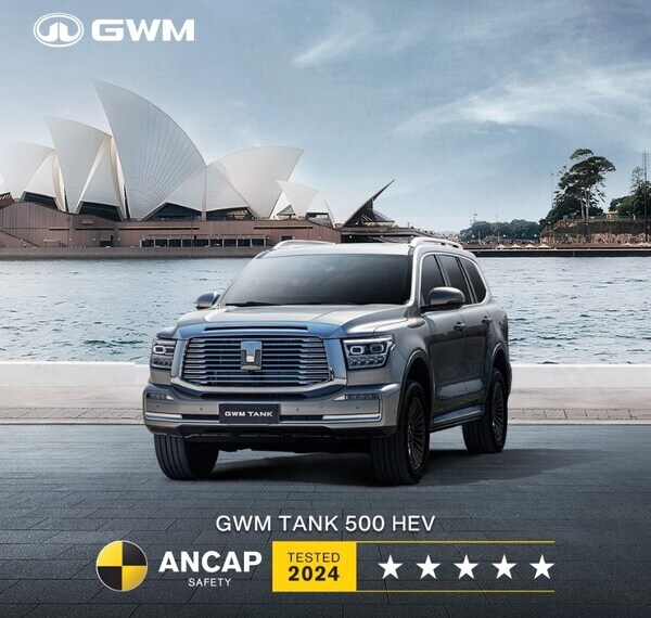 GWM TANK 500 Receives 5-star in ANCAP Safety Rating, Providing Safe Products to Global Customers