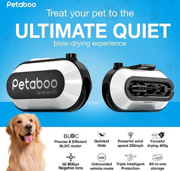 Petaboo Levante 400 Pet Blow Dryer New Release