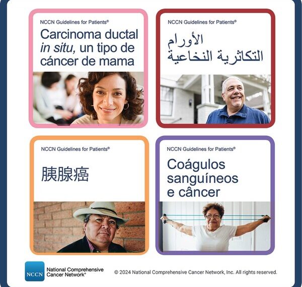 NCCN Guidelines for Patients are available to view or download for free online at NCCN.org/patientguidelines or via the NCCN Patient Guides for Cancer App. Non-English editions can also be found at NCCN.org/global.