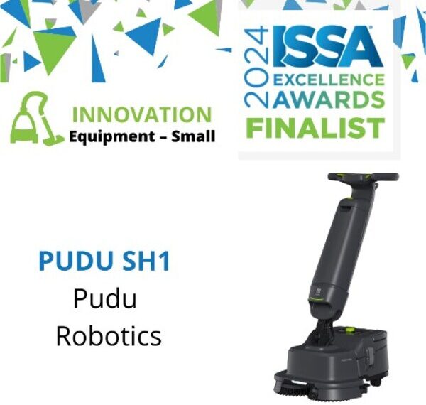 PUDU SH1 Named Finalist in ISSA Excellence Awards 2024 Small Equipment Innovation