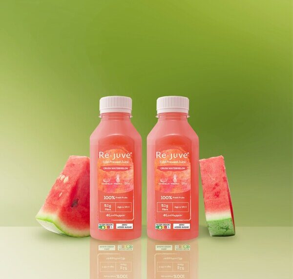 Re.juve Launches Crush Watermelon - A Refreshing Cold Pressed Juice for Optimal Hydration