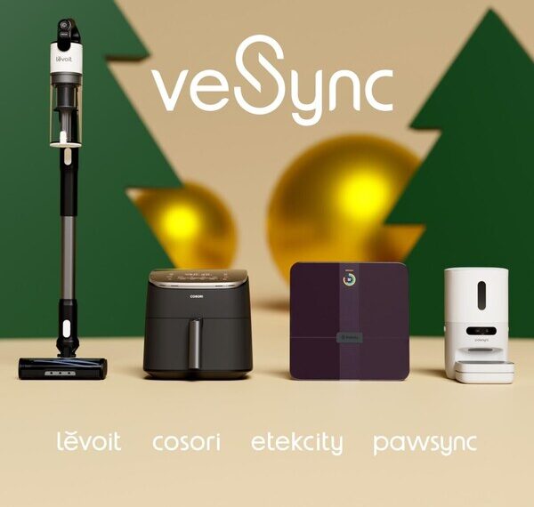 VeSync Releases 2024 Holiday Gift Guide Featuring COSORI, Levoit, Etekcity, and Pawsync Products Up to 50% Off