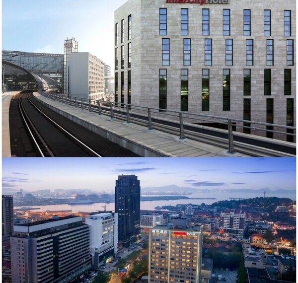 IntercityHotel located at Berlin Central Station, Germany & IntercityHotel Which Newly Opened Yantai Binhai Plaza Seaview in China