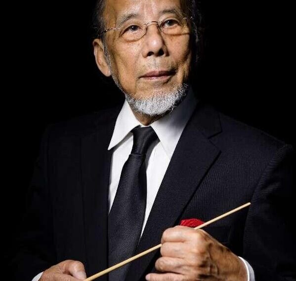 Photo shows Chinese conductor Cao Peng. (Photo provided by Cao Peng)