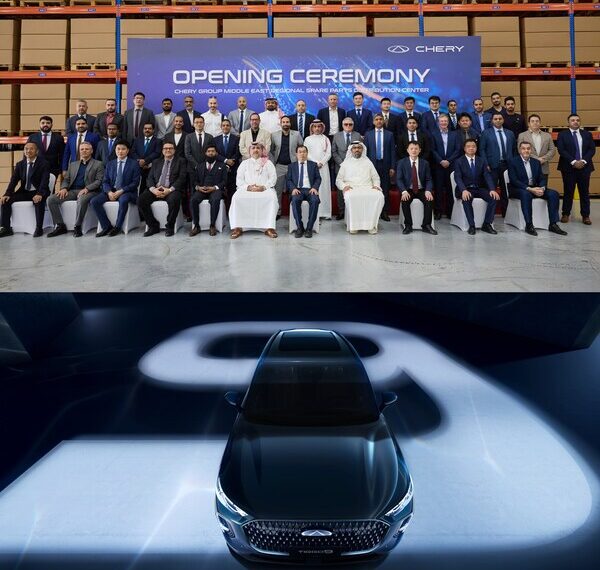 Chery Group Middle East Regional Spare Parts Distribution Center was officially inaugurated. On the same day, the Chery TIGGO 9 was simultaneously launched in the UAE and Kuwait.