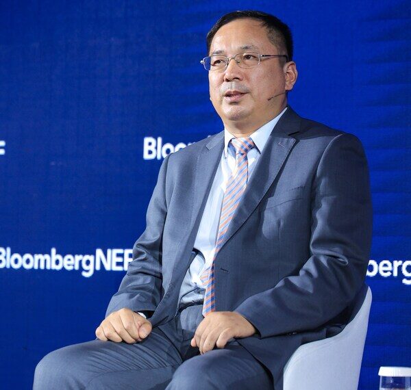 Sungrow Hydrogen Chairman Peng Chaocai at BNEF Shanghai Summit