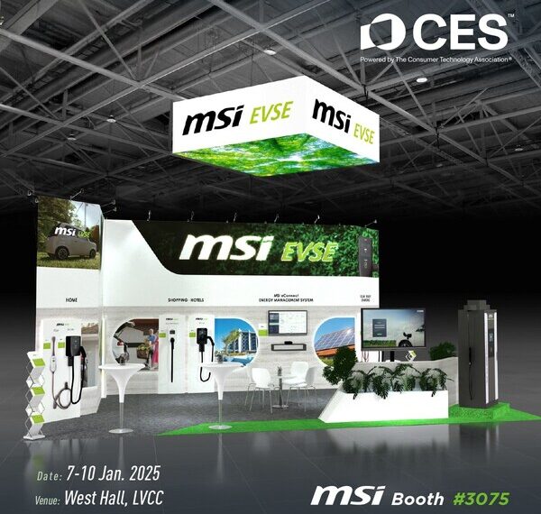 MSI EV Chargers Booth_CES 2025